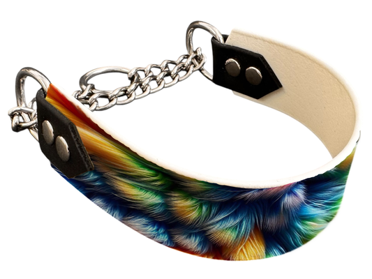 Martingale pour chien en BioThane® imprimé – Collection fourrures et pelages – 38mm