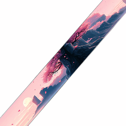 BioThane imprimé – “Rêverie Rose au Soleil Couchant