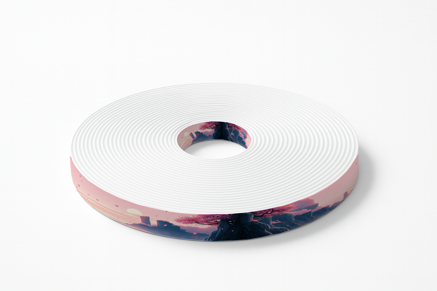 BioThane imprimé – “Rêverie Rose au Soleil Couchant