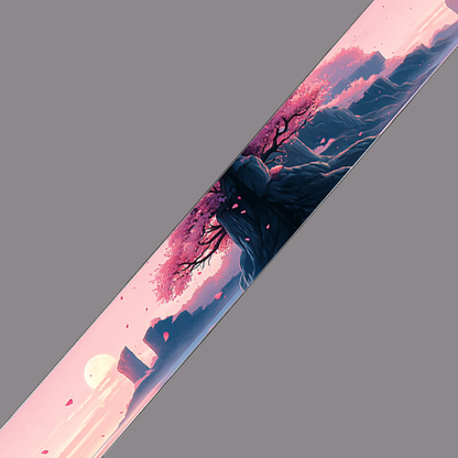 BioThane imprimé – “Rêverie Rose au Soleil Couchant