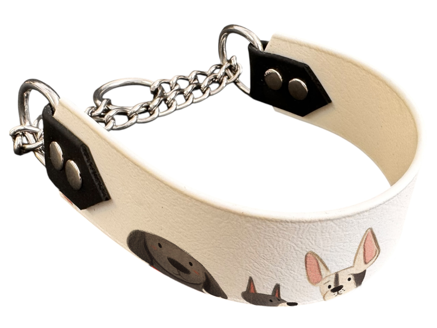 Martingale pour chien en BioThane® imprimé – Collection chiens– 38mm