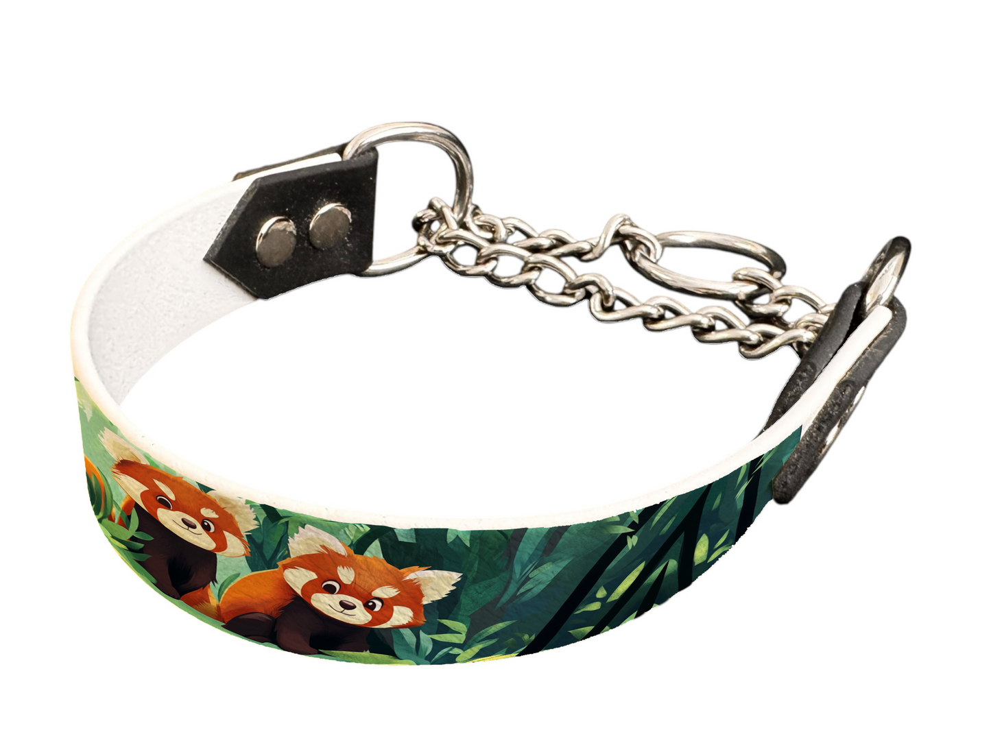 Martingale pour chien en BioThane® imprimé – Collection animaux pop/kawaii – 25mm