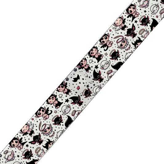 BioThane imprimé – Petits Diables & Anges Kawaii