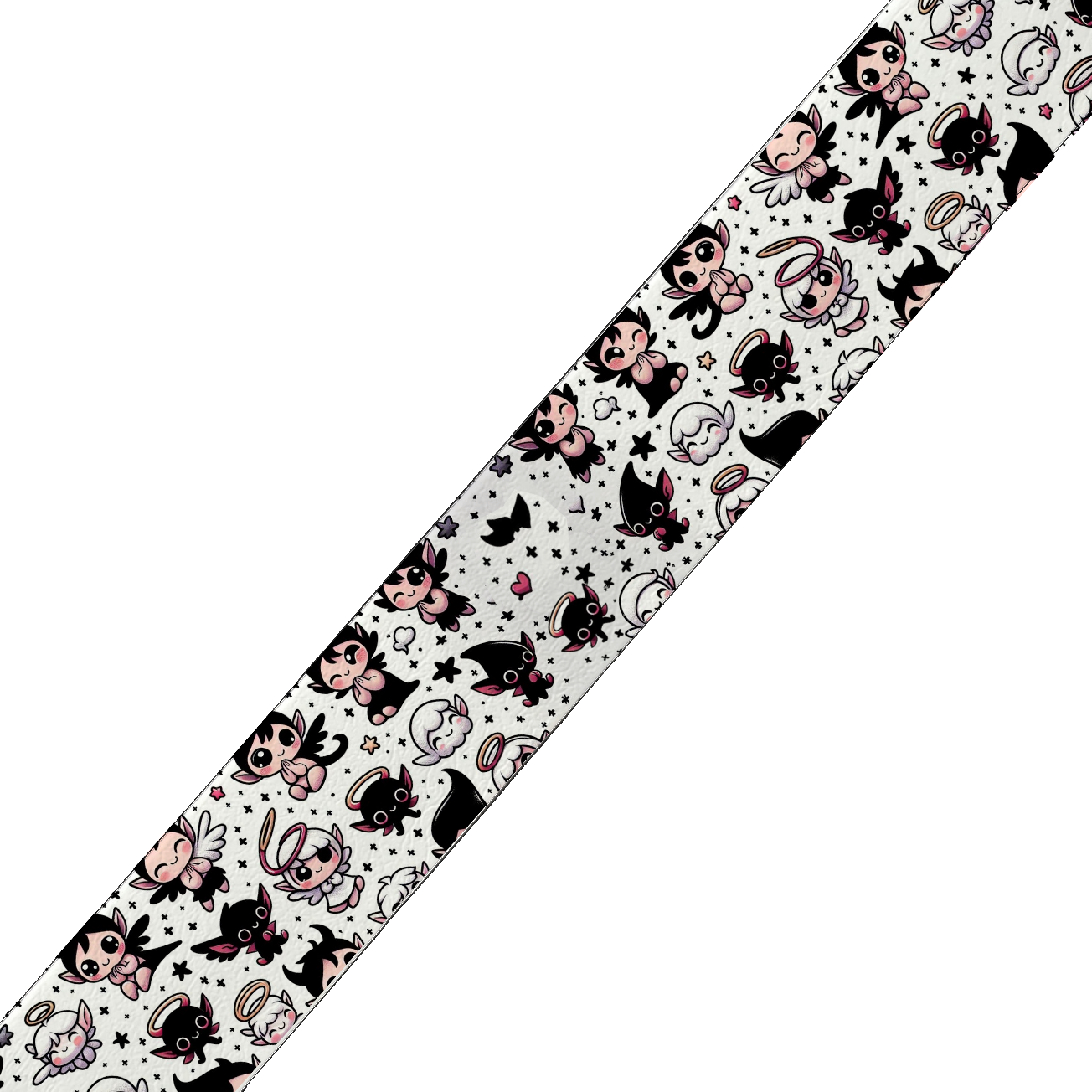 Collier double large pour chien en BioThane® imprimé – Collection Halloween– 38/25 mm