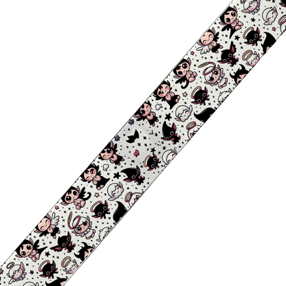Collier double large pour chien en BioThane® imprimé – Collection Halloween– 38/25 mm