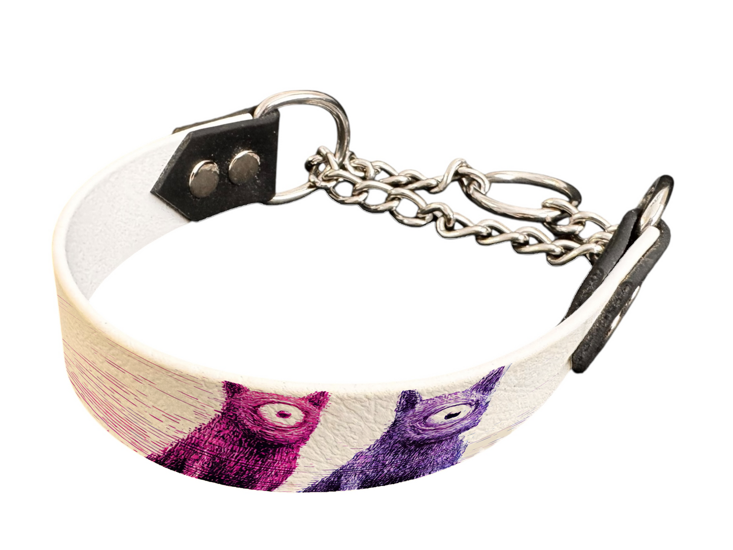 Martingale pour chien en BioThane® imprimé – Collection chiens– 25mm