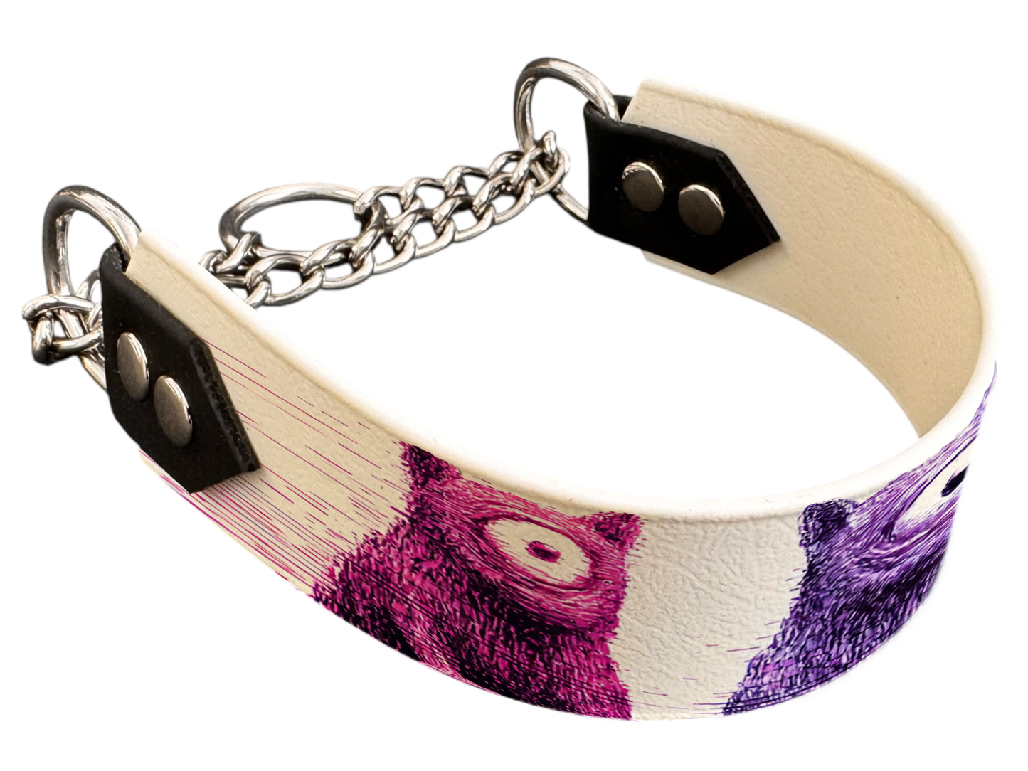 Martingale pour chien en BioThane® imprimé – Collection chiens– 38mm