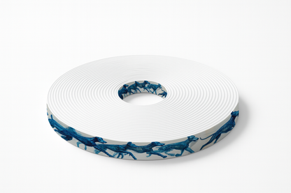 BioThane imprimé - Chiens stylisés bleus crayonnés