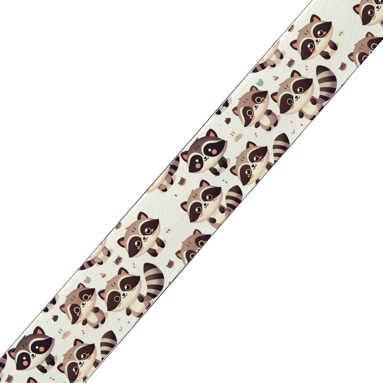 Collier large pour chien en BioThane® imprimé – Collection animaux pop/kawaii – 25mm