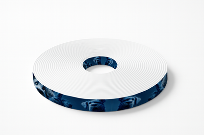 BioThane® imprimé - Motif “Chiens bleus rêveurs”