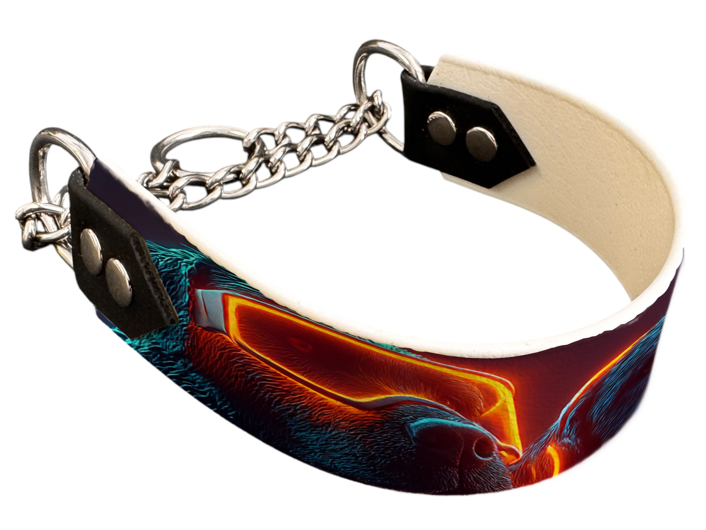 Martingale pour chien en BioThane® imprimé – Collection chiens– 38mm