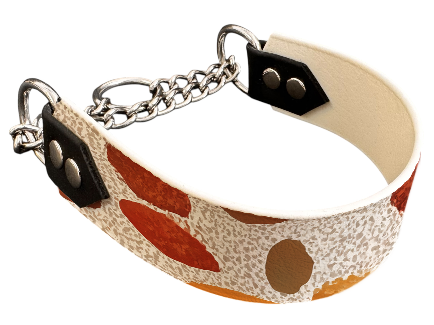 Martingale pour chien en BioThane® imprimé – Collection abstrait – 38mm