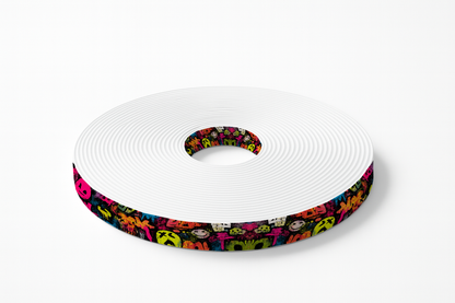 BioThane® imprimé - Smileys Graffiti