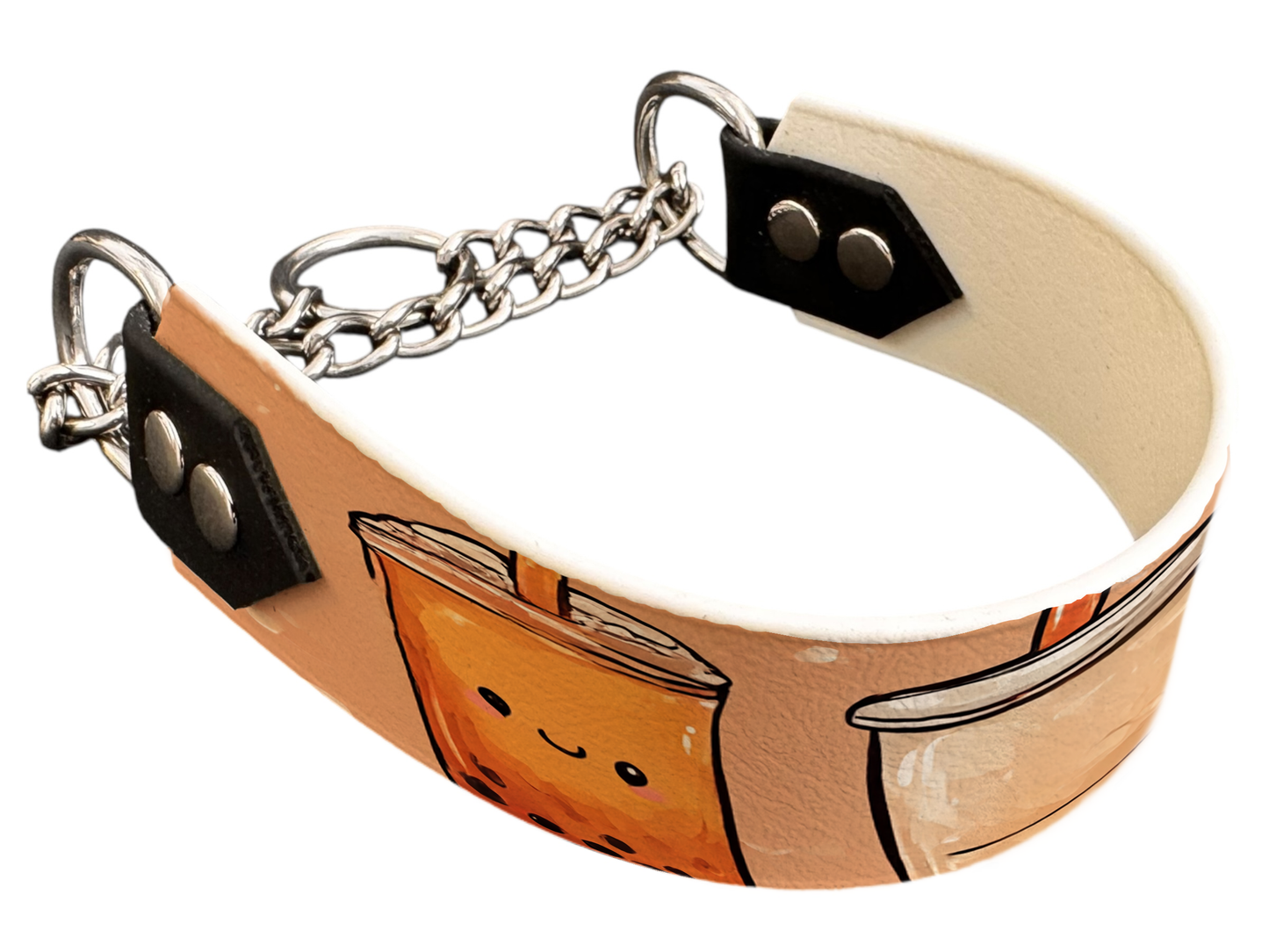 Martingale pour chien en BioThane® imprimé – Collection gourmandise – 38mm