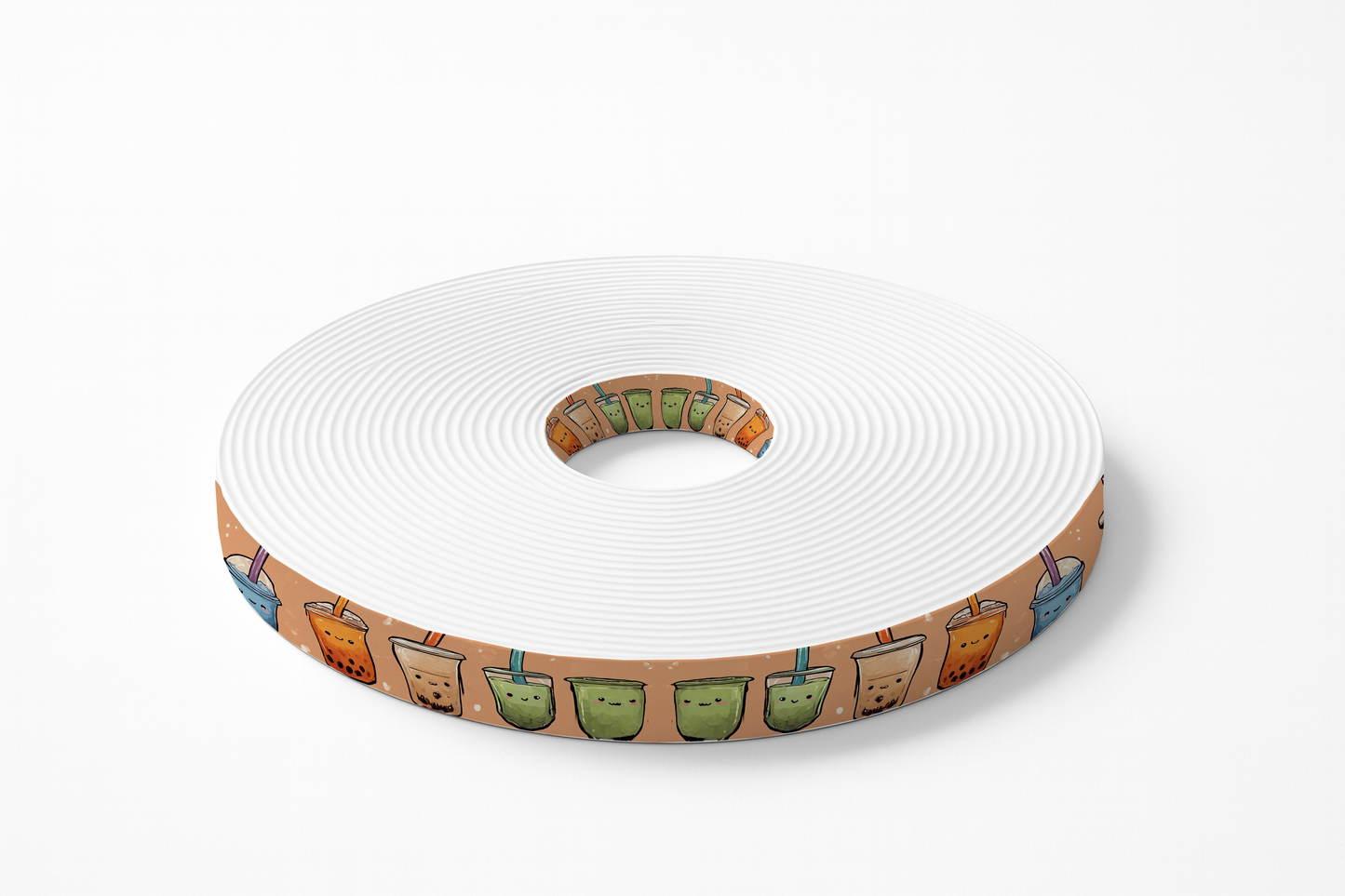 BioThane imprimé "Bubble Tea kawaii" – au mètre