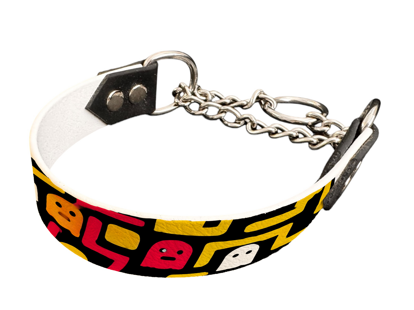 Martingale pour chien en BioThane® imprimé – Collection pop art– 25mm
