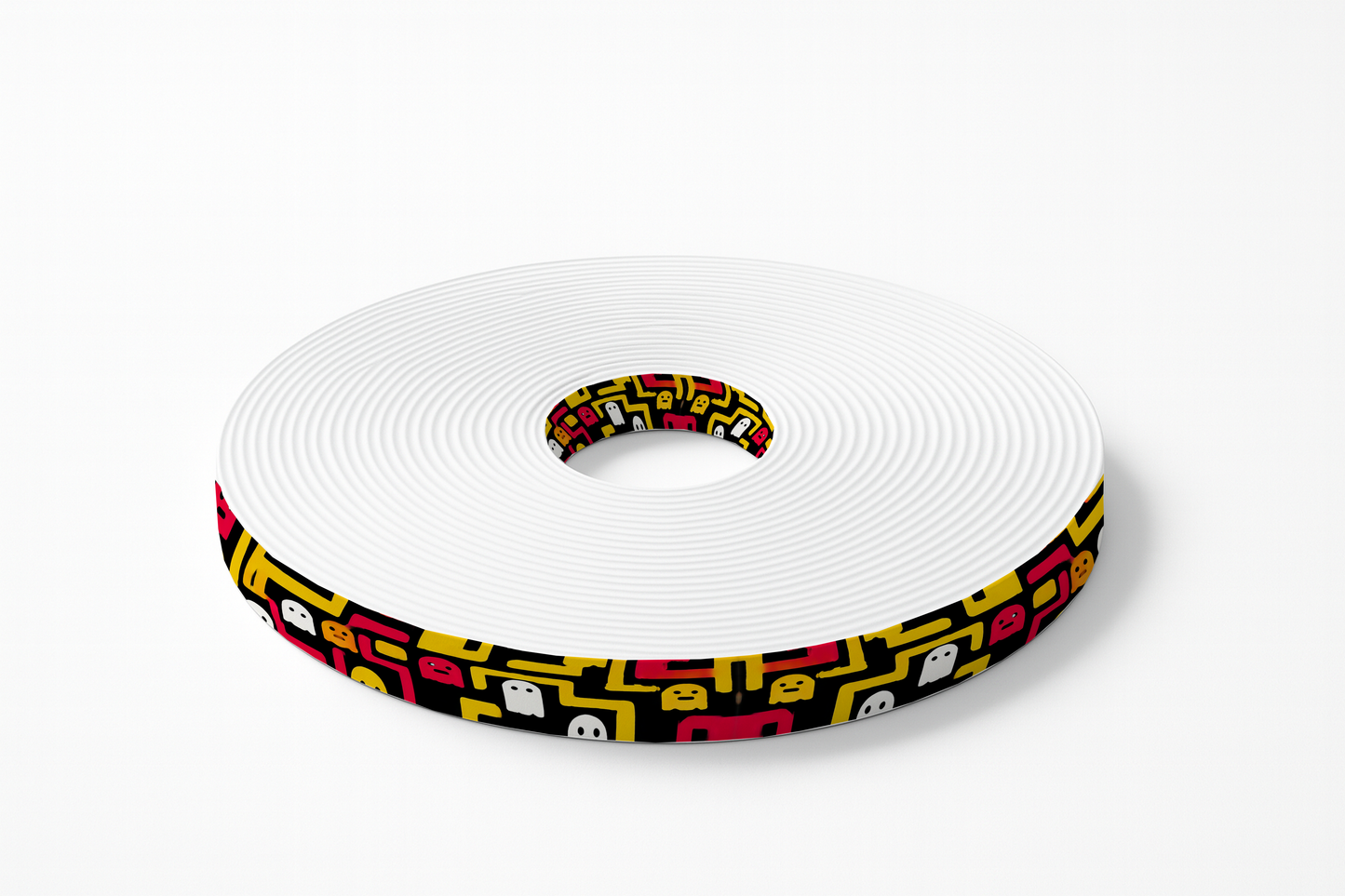 BioThane® imprimé – Motif "Petits Fantômes Pixel"