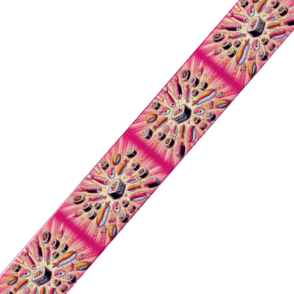 Collier large pour chien en BioThane® imprimé – Collection gourmandise – 38mm