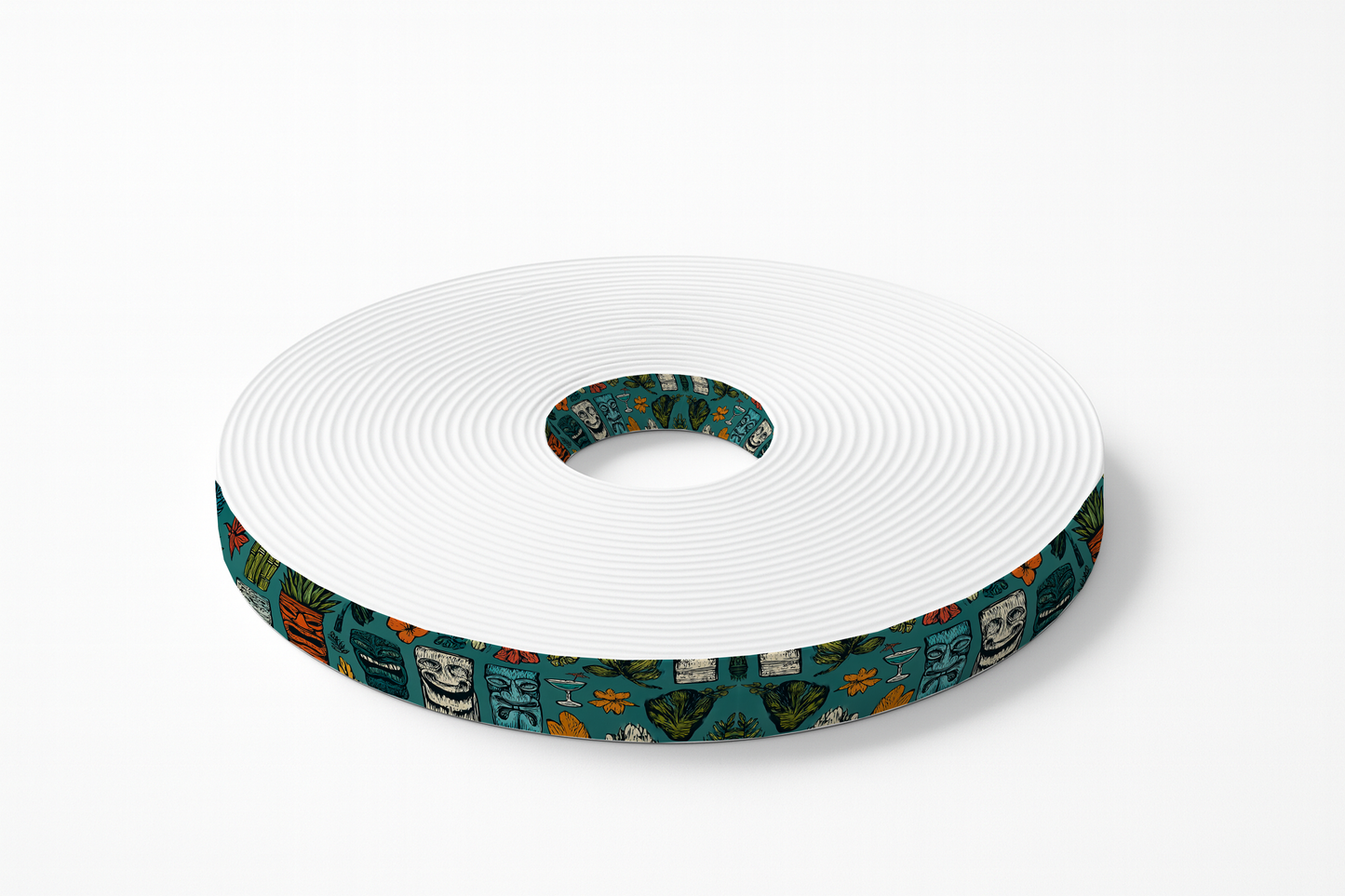 BioThane® imprimé - Motif Tiki Tropical