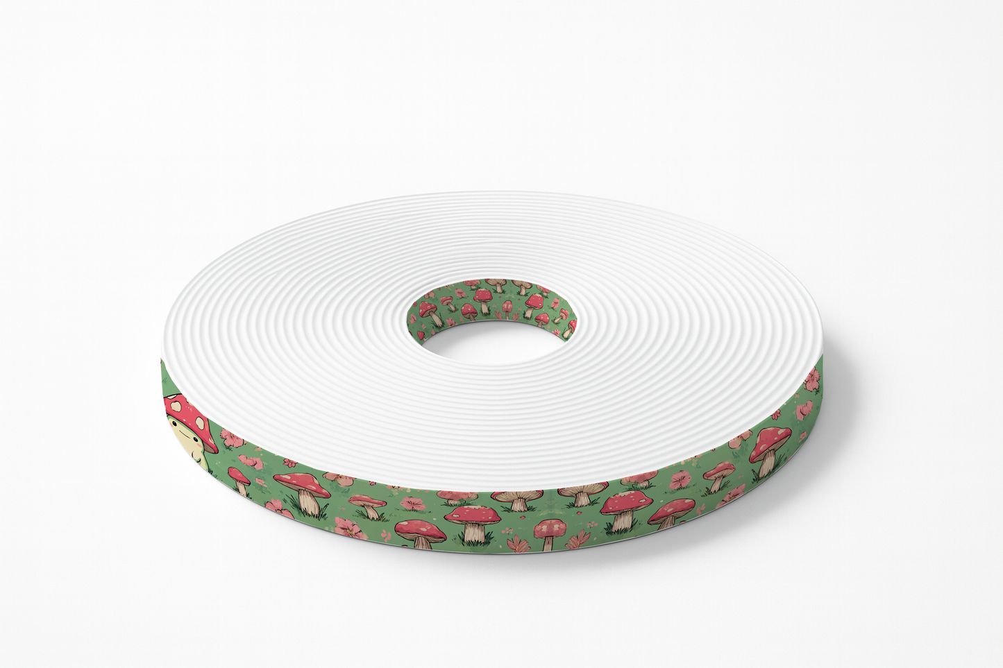 BioThane® imprimé - Grenouille magique & champignons