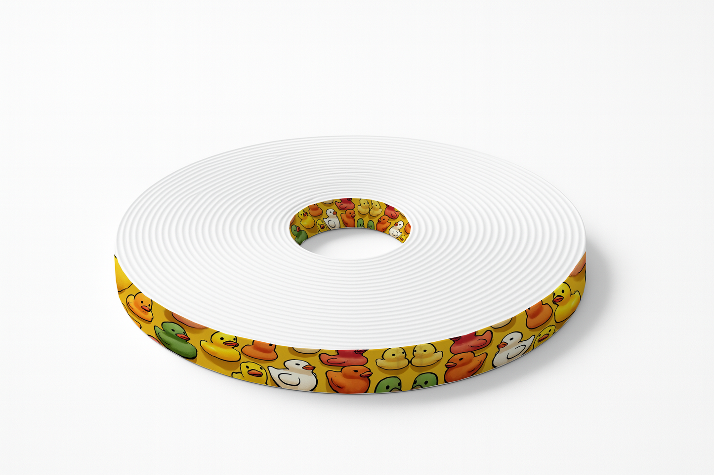 BioThane® imprimé - Motif Canards Colorés