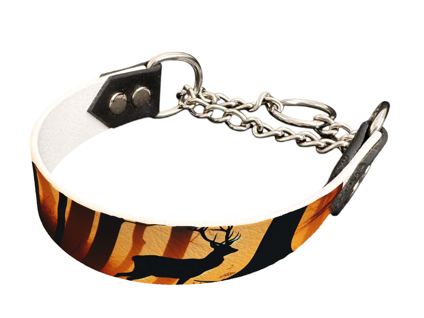 Martingale pour chien en BioThane® imprimé – Collection animaux sauvages– 25mm