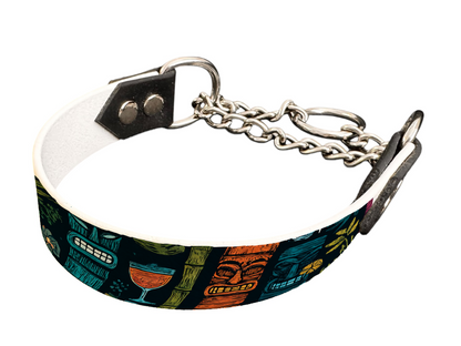 Martingale pour chien en BioThane® imprimé – Collection Tribal – 25mm