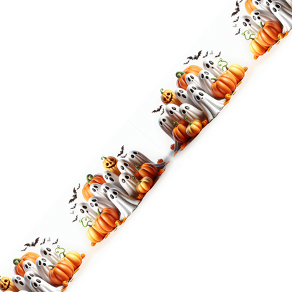 Collier double large pour chien en BioThane® imprimé – Collection Halloween– 38/25 mm