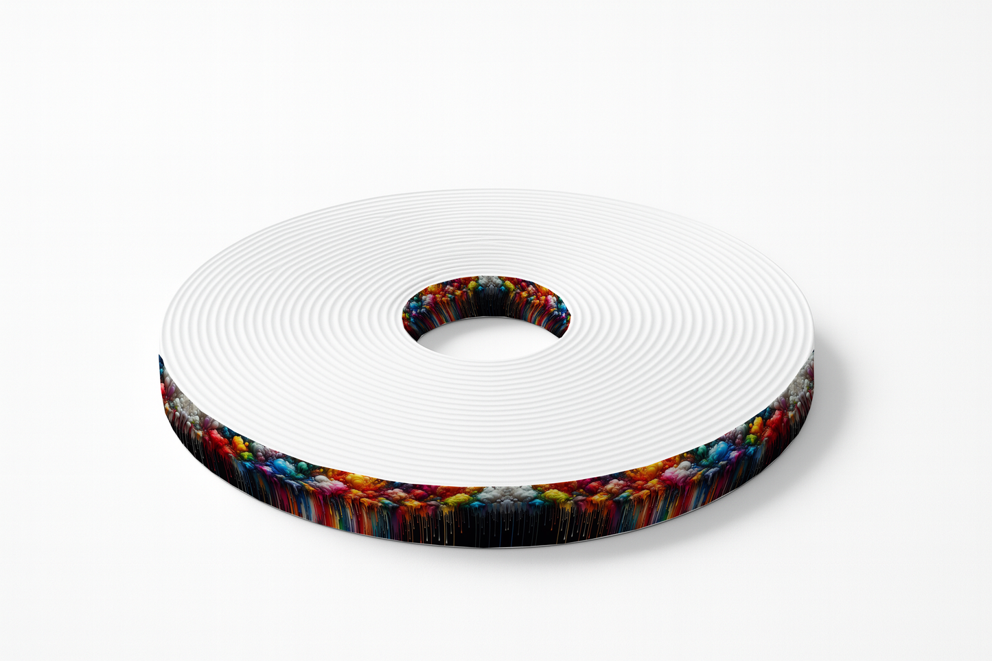 BioThane imprimé - Nuages Colorés Abstraits