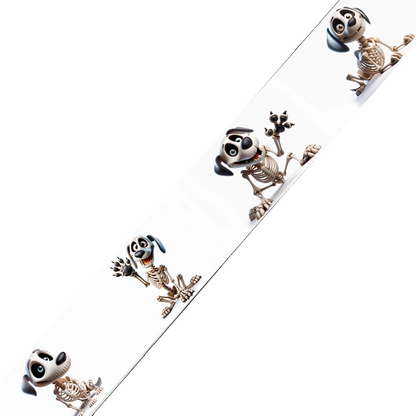 Collier double large pour chien en BioThane® imprimé – Collection Halloween– 38/25 mm