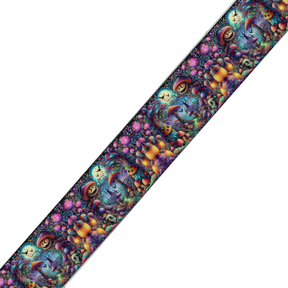 Collier double large pour chien en BioThane® imprimé – Collection Halloween– 38/25 mm