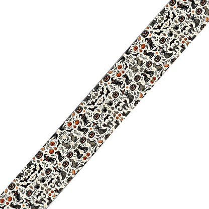 Collier double large pour chien en BioThane® imprimé – Collection Halloween– 38/25 mm