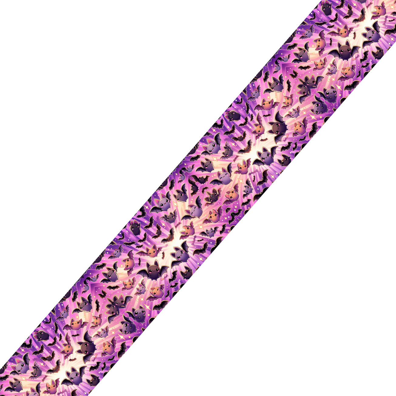 Collier double large pour chien en BioThane® imprimé – Collection Halloween– 38/25 mm