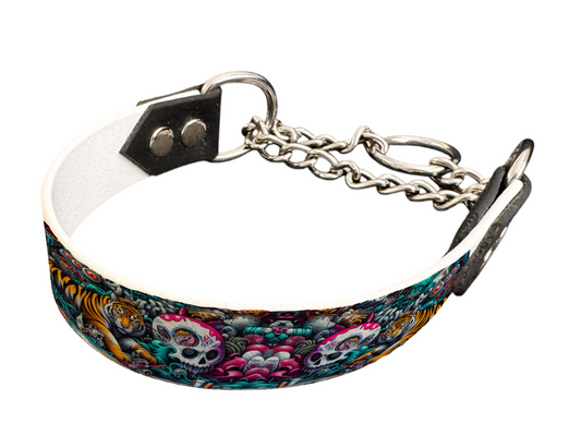 Martingale pour chien en BioThane® imprimé – Collection pop art– 25mm