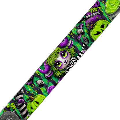 Collier double large pour chien en BioThane® imprimé – Collection Halloween– 38/25 mm