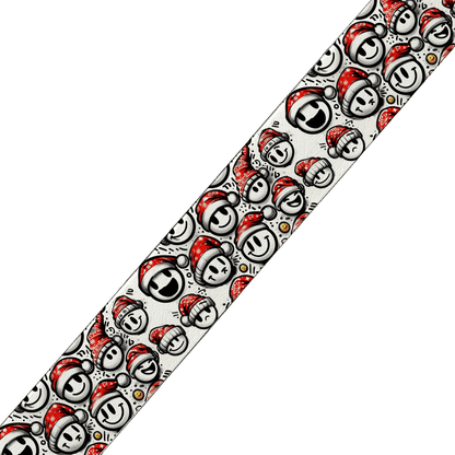 Collier pour chien en BioThane® imprimé – Collection Noël– 38mm