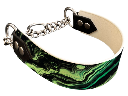 Martingale pour chien en BioThane® imprimé – Collection abstrait – 38mm