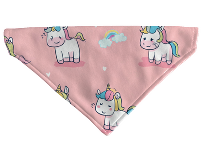 Bandana pour chien kawaii – 4 tailles (S, M, L, XL) – Collier inclus et compatible BioThane