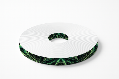 Sangle BioThane® Marbrée Vert Nébuleux – Impression UV
