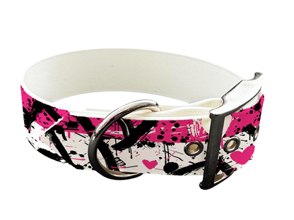 Collier pour chien en BioThane® imprimé – Collection abstrait – 19mm