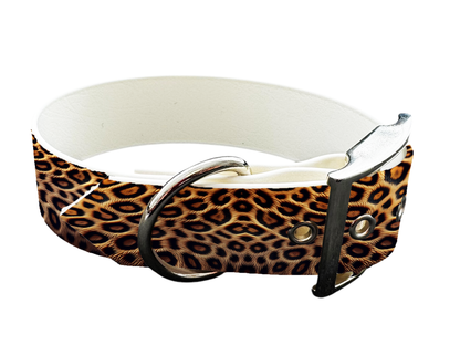 Collier large pour chien en BioThane® imprimé – Collection fourrures et pelages –19mm