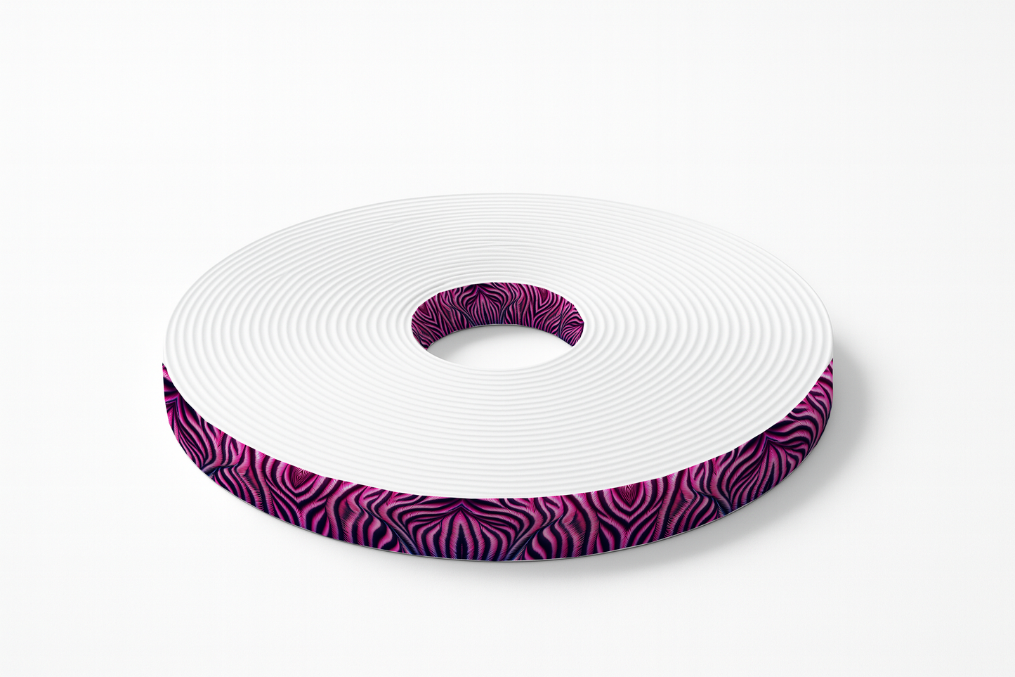 BioThane® imprimé Zèbre Rose – au mètre
