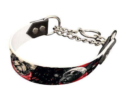 Martingales pour chien – Collection Hiver & Noël (25 mm)