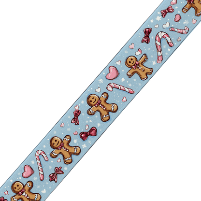 Martingale pour chien en BioThane® imprimé – Collection Hiver et Noël – 38mm