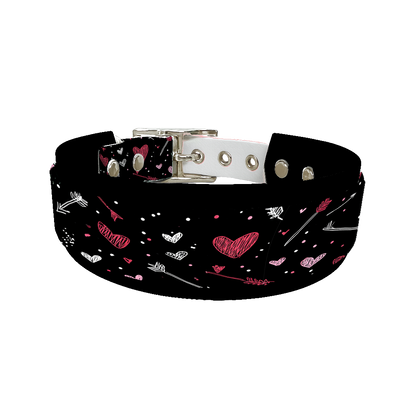 Colliers doubles pour chien – Collection Saint-Valentin (25 mm / 38 mm)