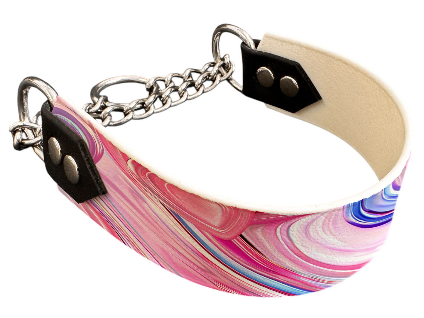 Martingale pour chien en BioThane® imprimé – Collection Saint Valentin – 38mm