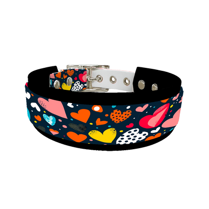 Colliers doubles pour chien – Collection Saint-Valentin (25 mm / 38 mm)