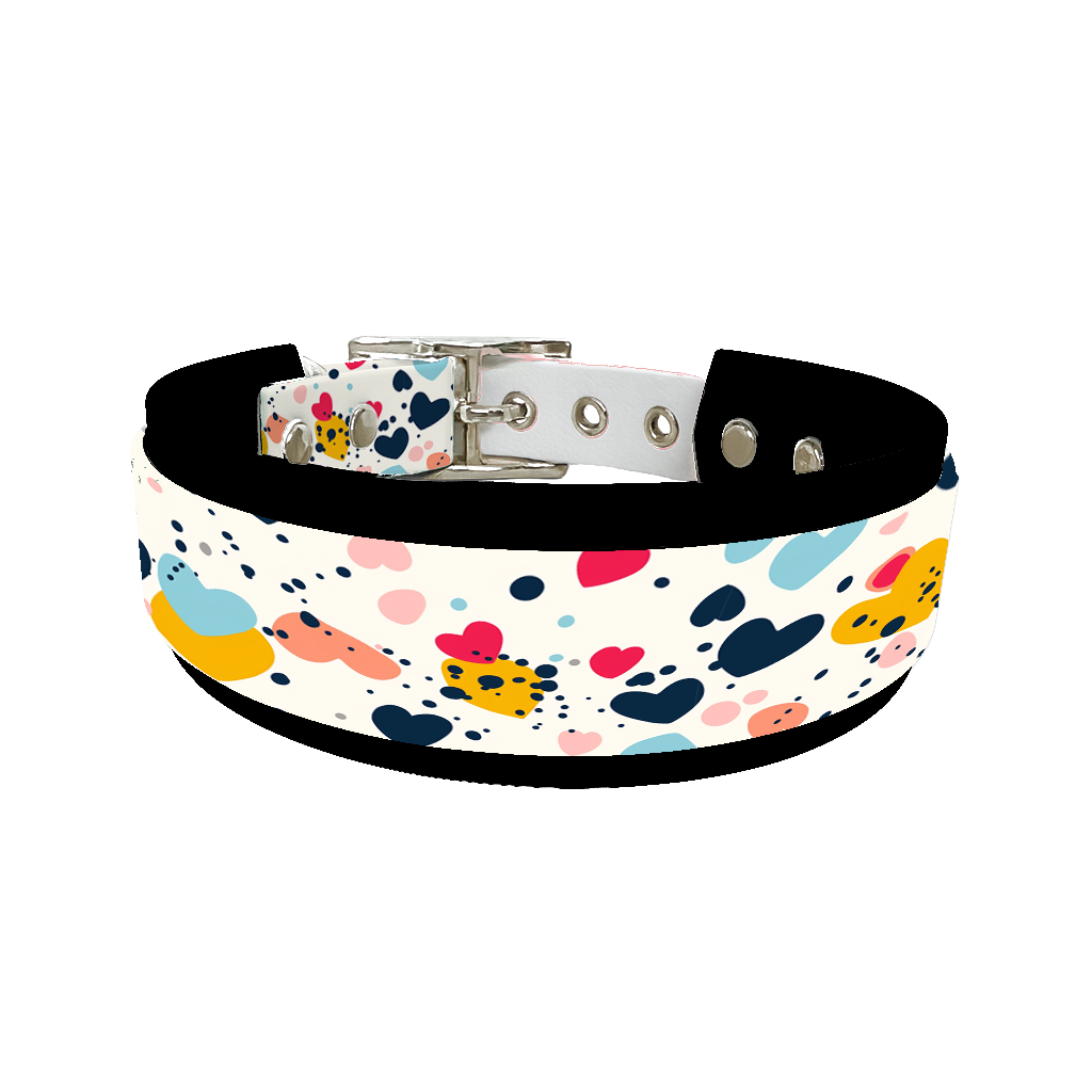 Colliers doubles pour chien – Collection Saint-Valentin (25 mm / 38 mm)