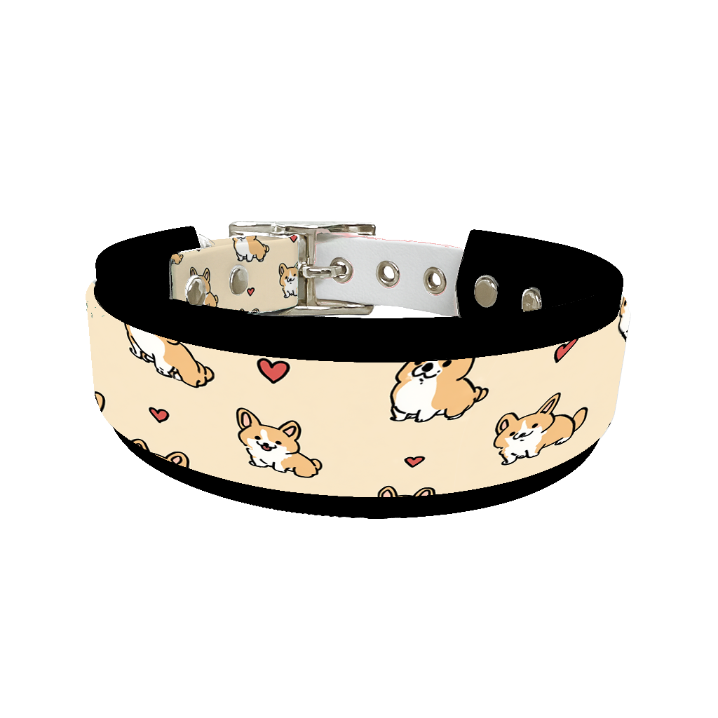 Colliers doubles pour chien – Collection Saint-Valentin (25 mm / 38 mm)