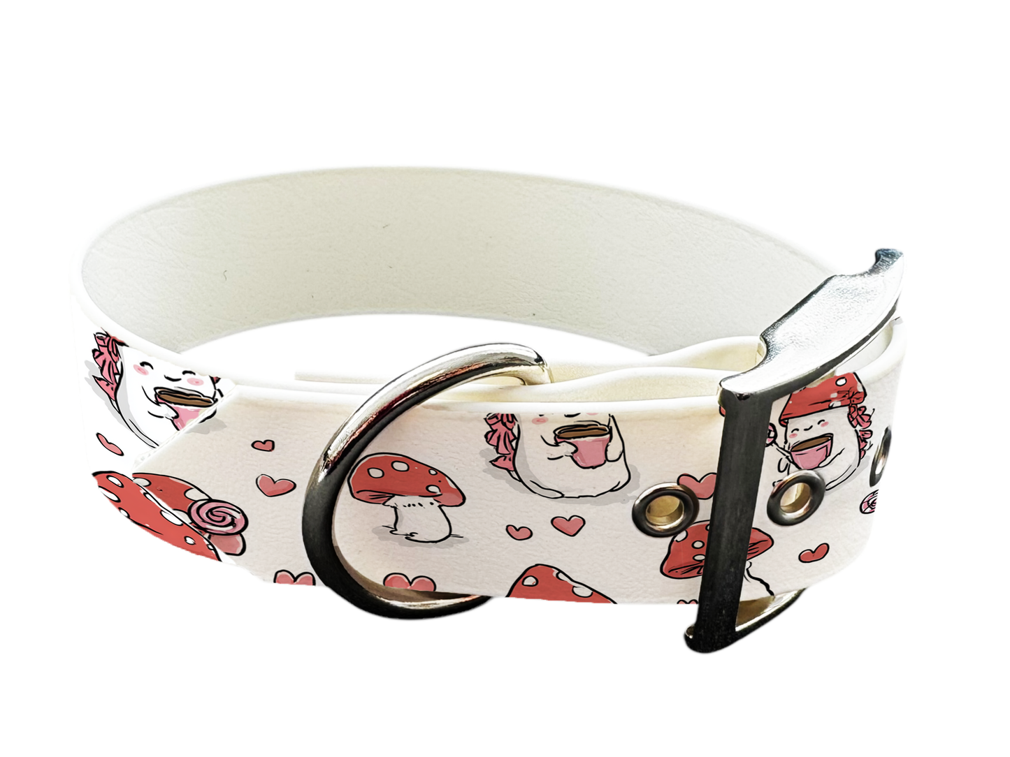 Collier pour chien en BioThane® imprimé – Collection Saint Valentin– 25mm